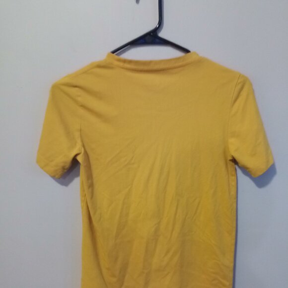 Boys Yellow T-shirt (Medium, 10–12 Years) with Bold Graphic – Gently Used - Picture 2 of 2